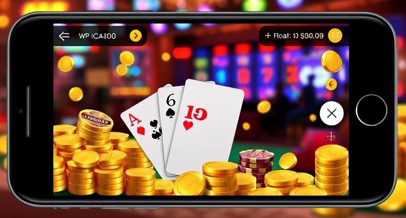 EK333 mobile casino app interface